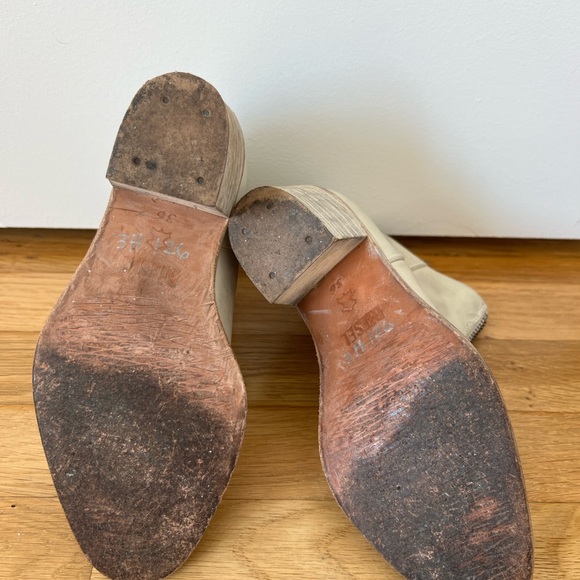 Diesel Chelsea Show Cox Womens Open Toe Bootie Beige Leather - Size 6 - Picture 4 of 4